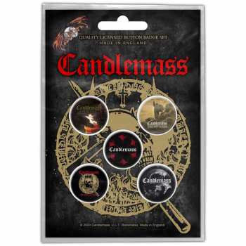 Merch Candlemass: Button-Set The Door To Doom
