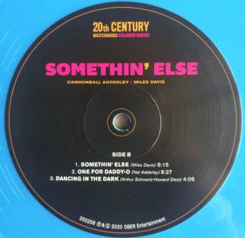LP Cannonball Adderley: Somethin´ Else LTD | CLR