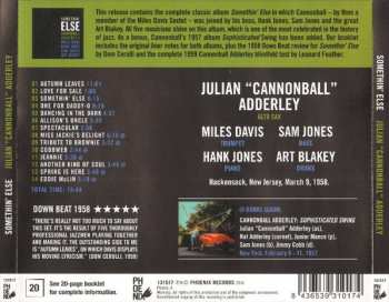 CD Cannonball Adderley: Somethin' Else