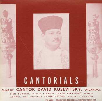 Album David Kusevitsky: Cantorials