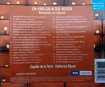 CD Capella De La Torre: Ein Kindlein In Der Wiegen (Weihnachten Zur Lutherzeit)