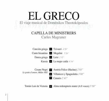 CD Capella De Ministrers: El Greco