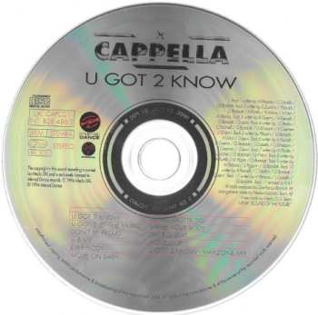 CD Cappella: U Got 2 Know