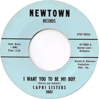 The Capri Sisters: I Want You to Be My Boy