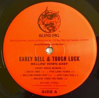 LP Carey Bell: Mellow Down Easy LTD