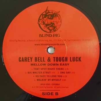 LP Carey Bell: Mellow Down Easy LTD