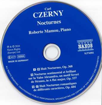 CD Carl Czerny: Nocturnes
