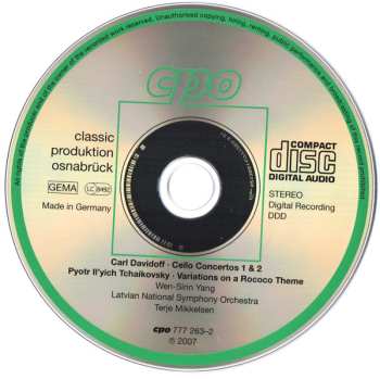 CD Terje Mikkelsen: Cello Concertos 1 & 2