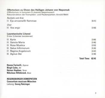 CD Carl Ditters von Dittersdorf: Geistliche Musik = Sacred Music