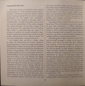 CD Carl Friedrich Abel: Composed To The Soul - Concerti • Quartetti • Arie