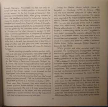 CD Carl Friedrich Abel: Composed To The Soul - Concerti • Quartetti • Arie