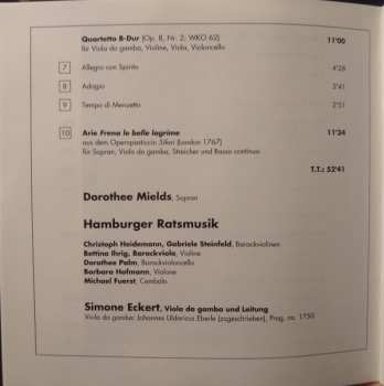 CD Carl Friedrich Abel: Composed To The Soul - Concerti • Quartetti • Arie