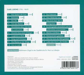 CD Carl Loewe: Carl Loewe Und Die Orgel