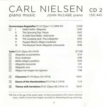2CD Carl Nielsen: Piano Music