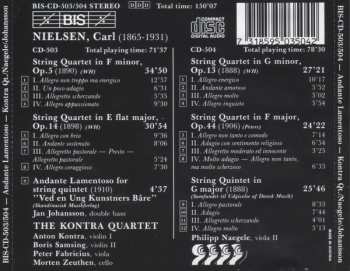 2CD Carl Nielsen: The Four String Quartets / String Quintet ✽ At The Bier Of A Young Artist