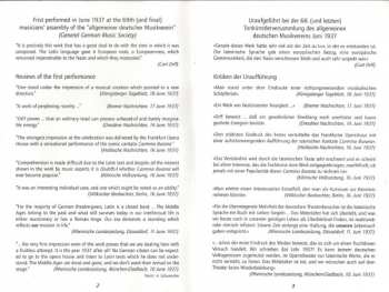 DVD Carl Orff: Carmina Burana