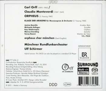 SACD Carl Orff: Orpheus • Klage Der Ariadne