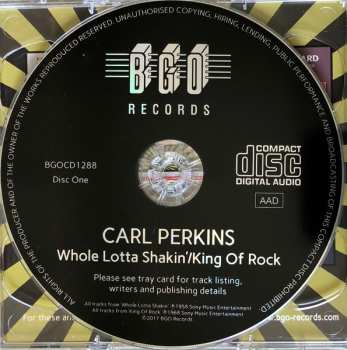 2CD Carl Perkins: Whole Lotta Shakin’ / King Of Rock / Greatest Hits / On Top