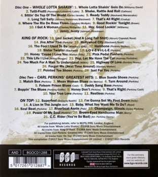 2CD Carl Perkins: Whole Lotta Shakin’ / King Of Rock / Greatest Hits / On Top