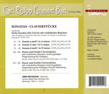 CD Carl Philipp Emanuel Bach: Sonatas / Clavierstücke