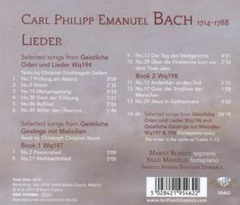 CD Carl Philipp Emanuel Bach: Lieder
