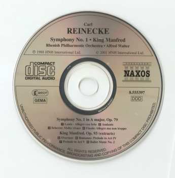 CD Carl Reinecke: Symphony No. 1 • King Manfred