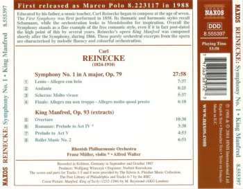 CD Carl Reinecke: Symphony No. 1 • King Manfred