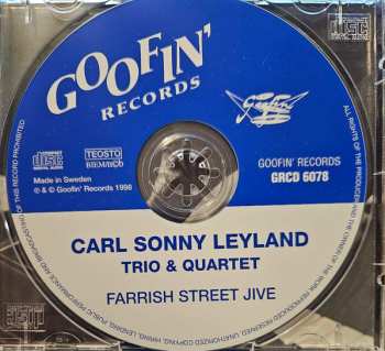 CD Carl Sonny Leyland Trio & Quartet: Farrish Street Jive (Boogie Woogie Masterpieces)