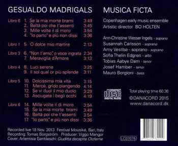 CD Carlo Gesualdo: Madrigals 