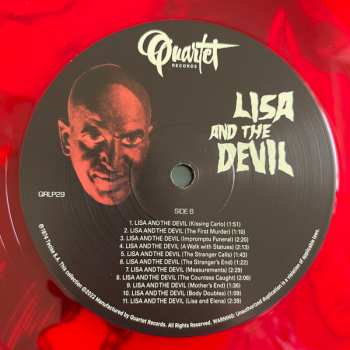 LP Carlo Savina: Lisa And The Devil (Original Motion Picture Soundtrack) LTD | CLR