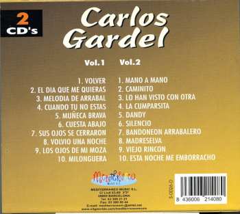 2CD Carlos Gardel: 20 Éxitos
