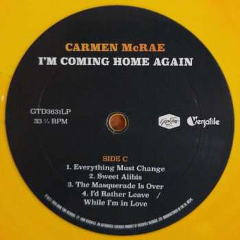 2LP Carmen McRae: I'm Coming Home Again