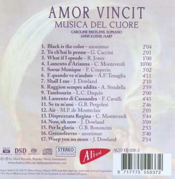 SACD Caroline Erkelens: Amor Vincit - Musica Del Cuore