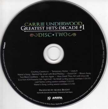2CD Carrie Underwood: Greatest Hits: Decade #1