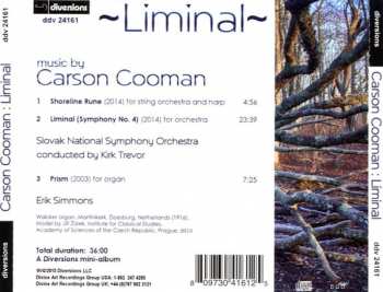 CD Carson Cooman: Liminal: Shoreline Rune / Symphony No. 4 / Prism