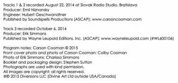 CD Carson Cooman: Liminal: Shoreline Rune / Symphony No. 4 / Prism