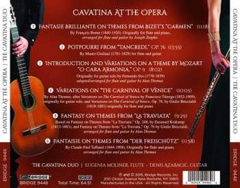 CD Cavatina Duo: Cavatina At The Opera