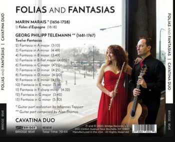 CD Cavatina Duo: Folias And Fantasias