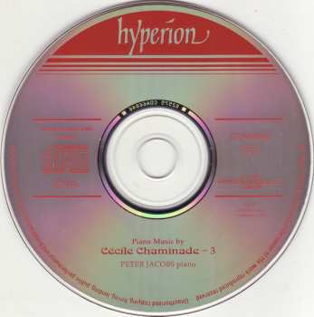 CD Cecile Chaminade: Piano Music By Cécile Chaminade – 3