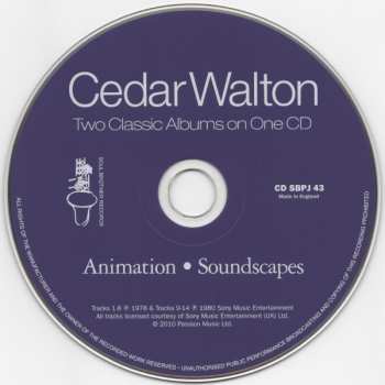 CD Cedar Walton: Animation / Soundscapes