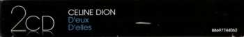 2CD/Box Set Céline Dion: D'eux / D'elles