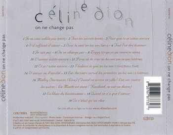 CD Céline Dion: On Ne Change Pas