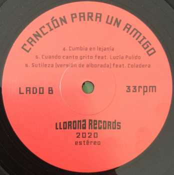 LP Cerrero: Canción Para Un Amigo