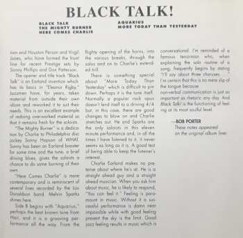 CD Charles Earland: Black Talk!
