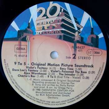 LP Charles Fox: "9 To 5" (Original Soundtrack Recording)