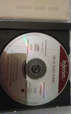 CD Charles Hubert Hastings Parry: Piano Trio Nos 1 & 3; Partita For Violin And Piano