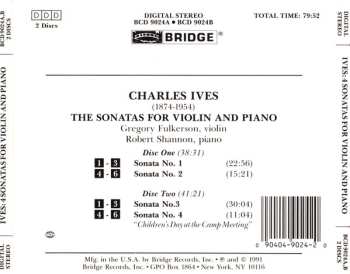 2CD Charles Ives: The Sonatas For Violin And Piano