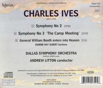 CD Charles Ives: Symphonies 2 & 3 - General William Booth Enters Into Heaven