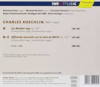 CD Heinz Holliger: Les Bandar-log / Offrande Musicale