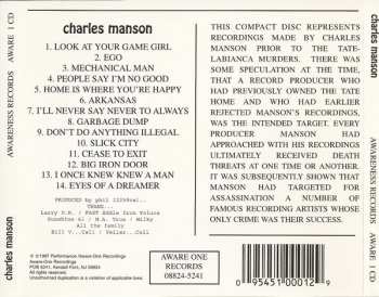 CD Charles Manson: LIE: The Love And Terror Cult